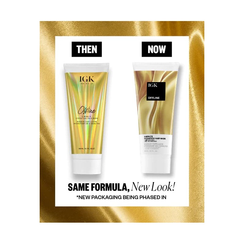 IGK Igk offline 3 minute hydration hair mask unisex 6.7