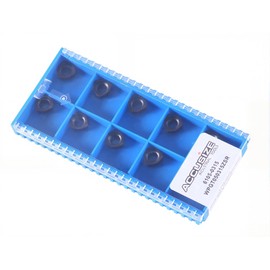 Accusize Industrial Tools 10 Pc Set TiAlN Coated Carbide WPGT050315ZSR Inserts, 2605-0315x10