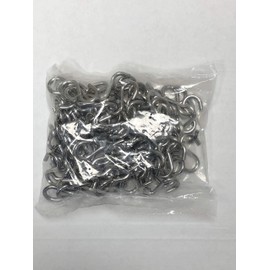 Tri Surge S Hook - Marine Grade 316 Stainless Steel 1.56" Long, 5/32" Thick Metal Hook for Hanging and Utility Use (100) S-Gancho