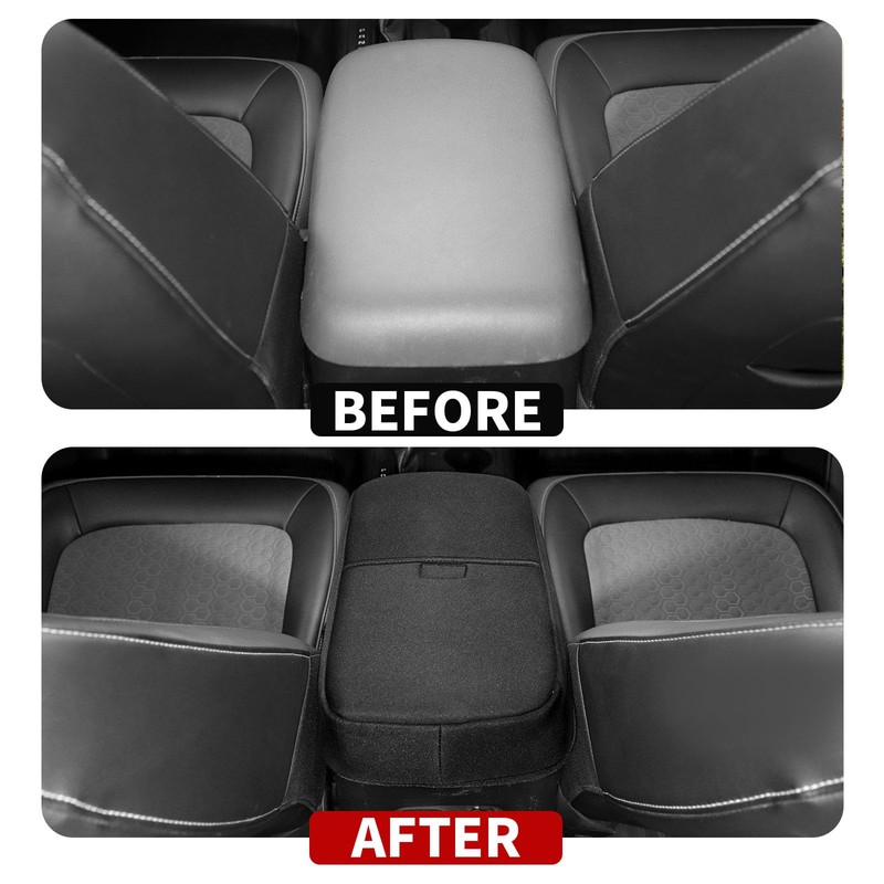 JeCar Armrest Pad Cover Neoprene Center Console Cushion Interior Accessories