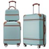 FCJ Luxury 3-Piece Hardshell Luggage Set 20x24 Spinner Suitcase with