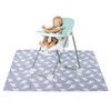 Waterproof Food Spill Mess Mat Portable Cute Cartoon Animal Pattern