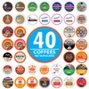 Coffee Pods Variety Pack Sampler from Top Brands, Assorted Single
