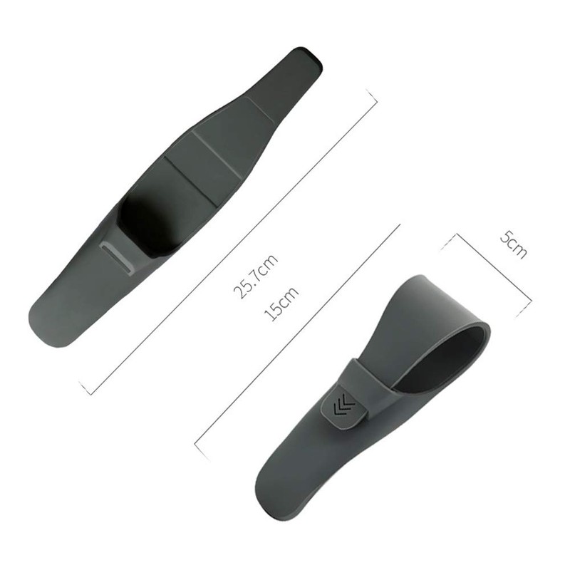 2-Pack Silicone Razor Case, Portable Soft Shaver Cover Bag Protector,