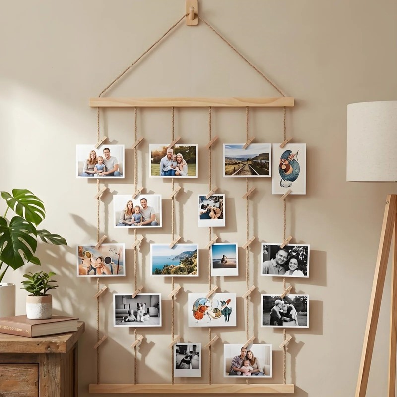 ClearView Picture Frame Collage – Multi-Photo Hanging Display for Wall