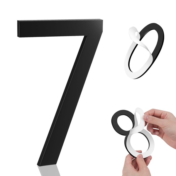 5 Inch House Numbers, Self-adhesive House Number Acrylic Modern House