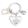 Fodfgxf Keychain - Cat Gifts for Women, Cat Lovers, Adults