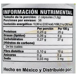 Morin San Con Hoja De Moringa 72 Caps 500 Mg Supra.                                                                                                   