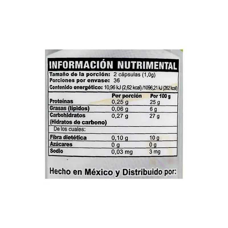 Morin San Con Hoja De Moringa 72 Caps 500 Mg