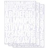 Numbers Stickers Large Alphabet Stickers Numbers Number Stickers Letters Stickers