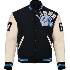 Hills Cop Axel Foley Varsity Jacket | Men’s Alex Beverly Murphy Cop Detroit Blue Lions Jacket