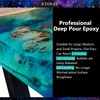 KISREL Deep Pour Epoxy Resin, 96OZ Resin Epoxy Kit (2:1)