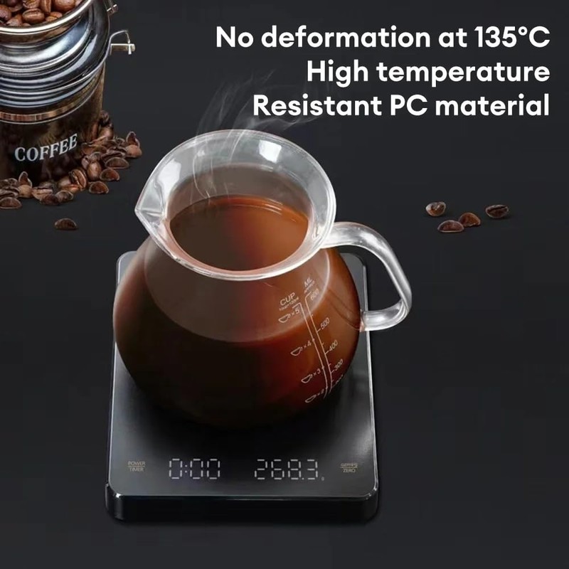 Mini Coffee Scales with Timer Digital Coffee Electronic Scales USB