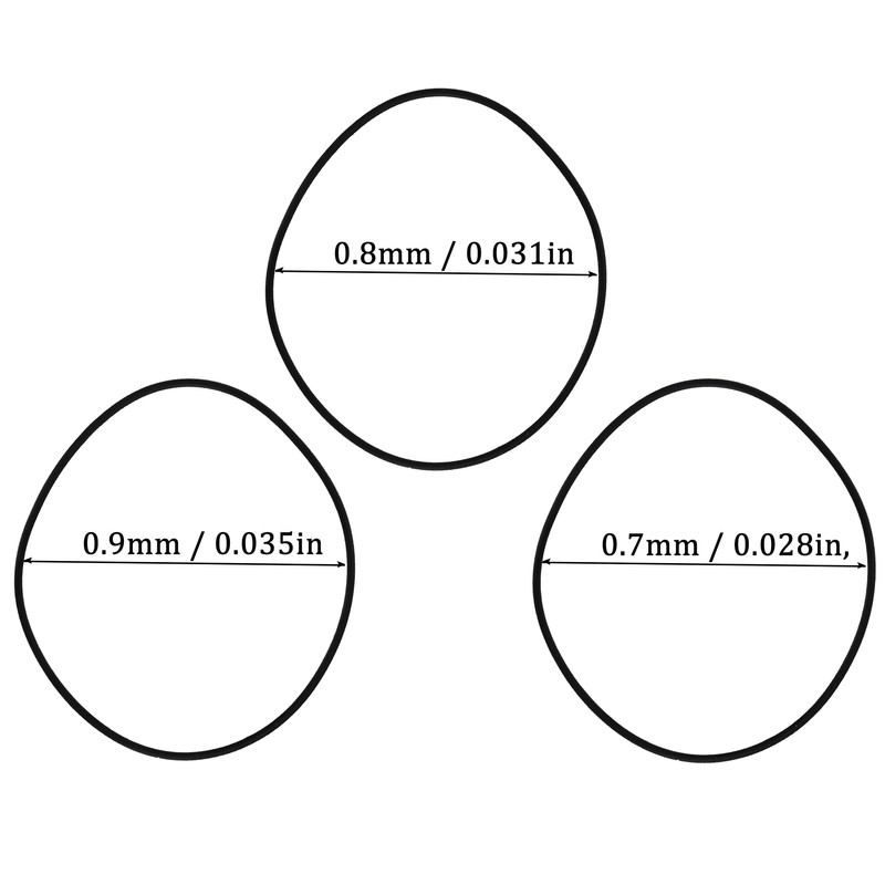 Professional Rubber Watch ORing Watch Back Sealing Gasket Replacement Accessory