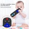 ERSIHUA 2Pcs Silicone Teething Toys, TV Remote Control Shape Teethers