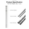 TINMARDA Metal Chopsticks Reusable 5 Pairs Stainless Steel Chopsticks Dishwasher