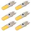 6pcs G9 LED Light Bulb COB Dimmable Professional G9 LED