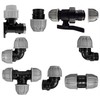 MDPE Compression Connector Fittings 25mm LDPE Water Pipe Elbow Valve