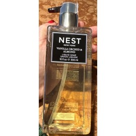 NEST New York Vanilla Orchid Almond Liquid Hand Soap 10 fl oz / 300 ml Rare!