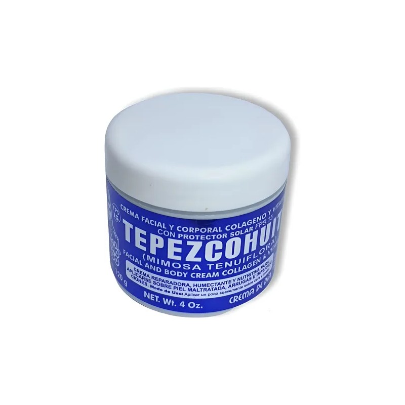 4 Crema De Tepezcohuite Día 60gr Indio Papago Aclarante Fps