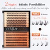 Lash Clusters Kit-VYRILA 0.07mm Wispy 8-14mix C Curl Eyelash Clusters