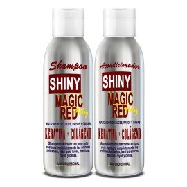 Shampoo Y Acondicionador Matizador Cabellos Rojos Shiny Red