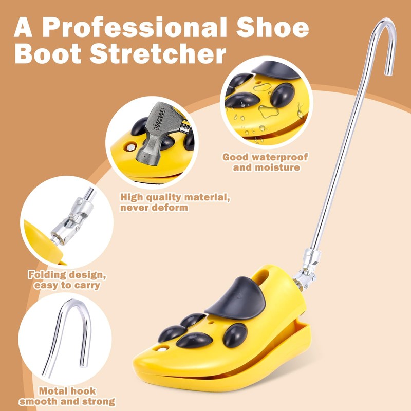 Exshoiu Shoe Boot Stretcher for Cowboy Boots, Boot Expander for