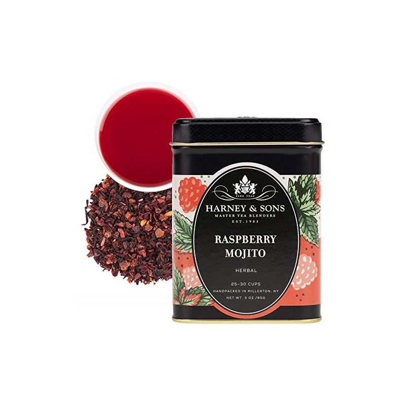 Raspberry Mojito, Loose Leaf Tea, 3 ounce tin
