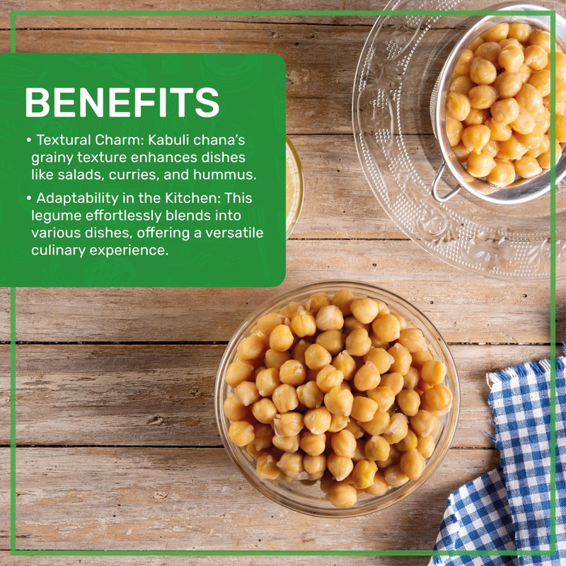 Jiva Organic Raw Chickpeas (Whole Garbanzo Beans) 4 LB Large