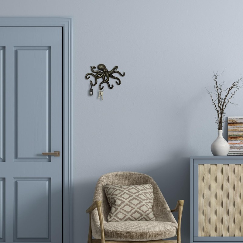 ChasBete Key Holder for Wall, Octopus Wall Hooks Decorative for