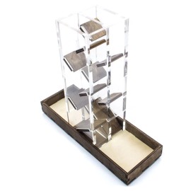 C4Labs Dueling Dice Tower – Classic ~ Color Options - By C4Labs - Walnut