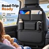 Car Seat Back Organizer for Rear Seat Storage – Black