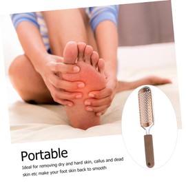 Baluue Foot Exfoliator Callus Remover Tool Set Dead Skin Remover for Smooth Feet Random Color