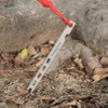 iBasingo Titanium Alloy Pegs Ultralight V-shape Tent Stakes Pegs Outdoor