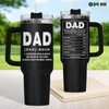 34HD Christmas Gifts for Dad, Dad Tumbler 40 Oz Stainless