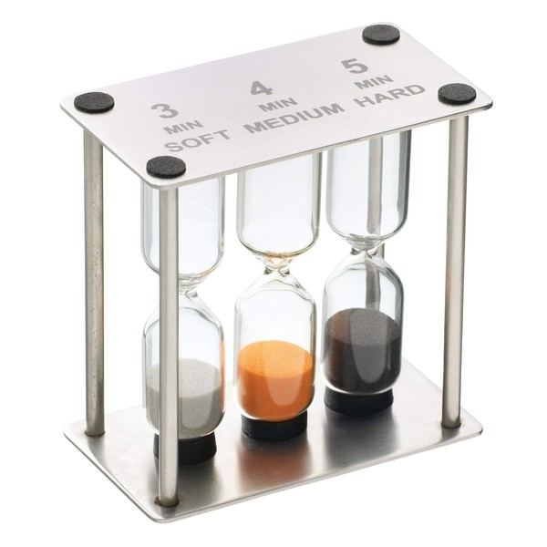 Kitchen Craft Master Class Professional Stainless Steel Triple Sand Timer