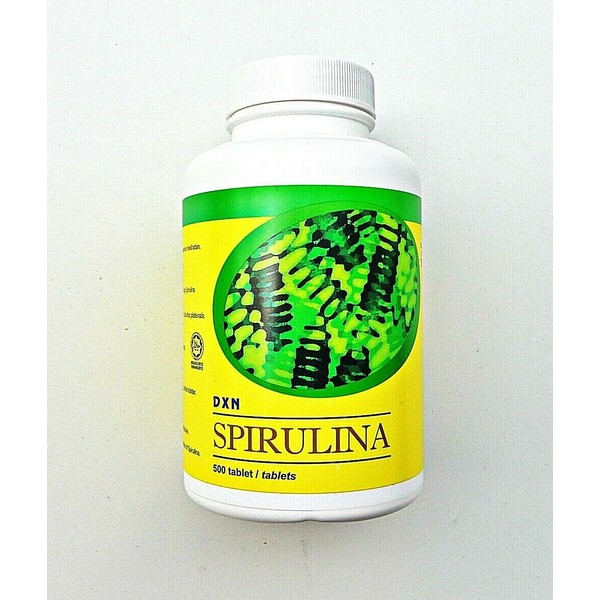 DXN Spirulina 500 Tablets Organic Super Food Chlorophyll Antioxidant Express