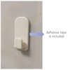 Excelity Set of 4 Remote Controller Plastic Wall Hook Holder