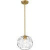 Z-Lite 490P10-OBR Chloe Pendant, 1-Light 100 Watts, Olde Brass
