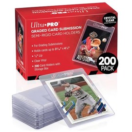 Ultra Pro Mangas Altas semirrígidas de 1,27 cm, 200 Unidades
