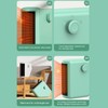 Portable Heater Mini Desktop Quick Heat Intelligent Temperature Control Space