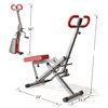 SogesHome Squat Machine Rowing Machines for Home Foldable, Fitness Rowing