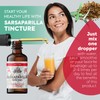 Sarsaparilla Tincture, Organic Sarsaparilla Extract (Smilax Medica) Dried Root, Non-GMO