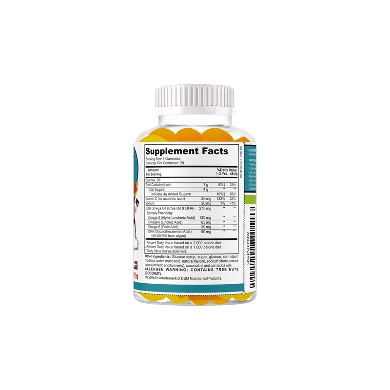 Celebrity Lifestyle Ez Focus Gomitas Niños 60 Ct Dha Calma