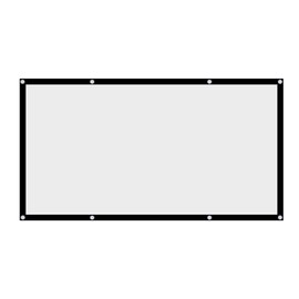 Beufee Projector Screen, Outdoor Movie Screen Portable Projector Screen White Sheet for Projector 16:9 Outdoor Projector Screen(120 in)