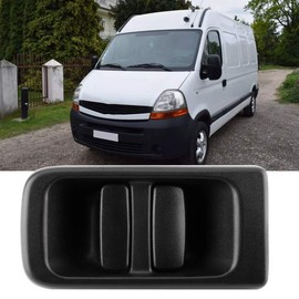 Jadeshay Car Sliding Door Handle, Passenger Sliding Door Handle Left for Master 7700 352 420 Fit for Right Hand Driver Side Vehicle (Black)