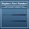 Esttlamer 2059800064 Front Hood Lift Supports Shock Struts Replacement for