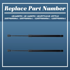 Esttlamer 2059800064 Front Hood Lift Supports Shock Struts Replacement for Mercedes-Benz C300 C43 for AMG 2017-2022 for C63 for AMG (S) 2017-2021 C180 C200 C250 C350e C400, Replace 4B460093 2 Pcs