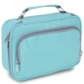 Pencil Case, VONXURY Large Capacity Pencil Pouch Holder Portable Pen Organizer with 2 Detachable Layers 54 Slots Multiple Zipper Bag for School Office College