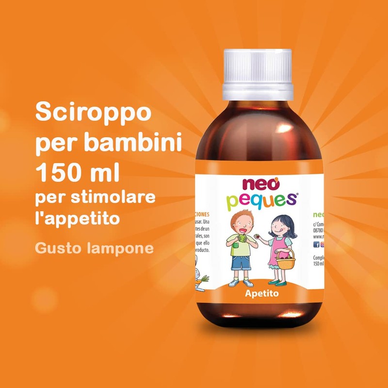 NEO PEQUES | Sciroppo per Bambini Appetito | 150 ml